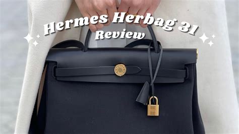 hermes herbag zip 31 black|Hermes herbag review.